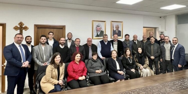 Dr.Khoury Welcomes Representatives of Armenian Institutions and Organizations in Jerusalem